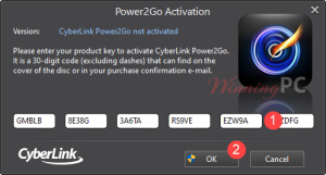 CyberLink Power2Go Platinum Crack 13.1.1234.17 + Activation Key Download 2022