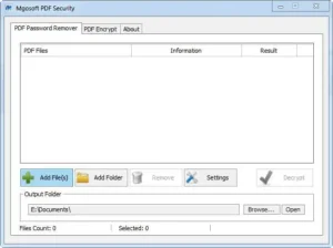 Mgosoft PDF Password Remover Crack 10.1.17 +Latest Key Free Download 2022